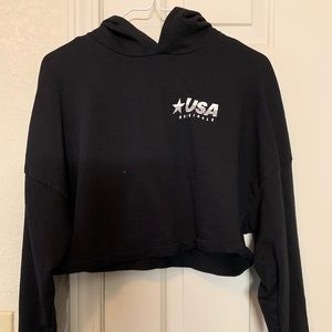 Cropped hoodie